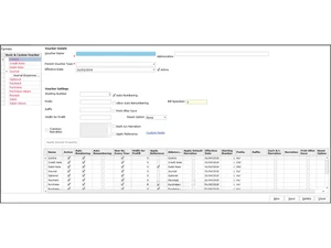 Saral CRM Software voucher