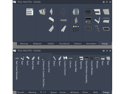 AutoCAD Architecture-Tool Palettes