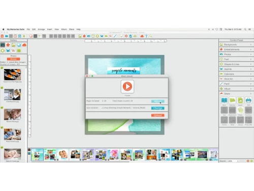 MyMemories Suite-upload