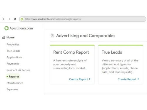 Property Management-Advertising and Comparables