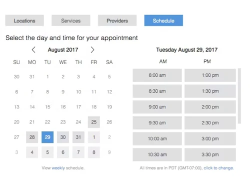 setster schedule