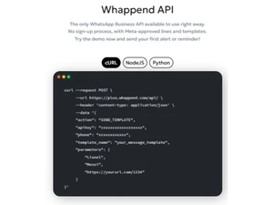 Whappend API