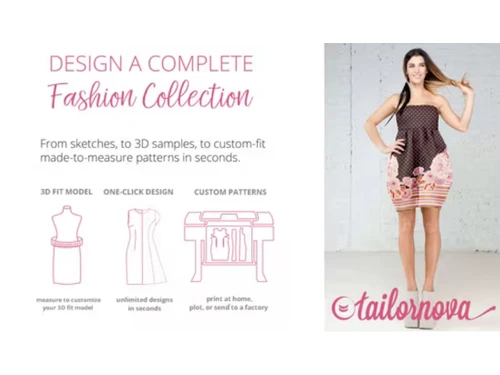 Tailornova 3d design software feature