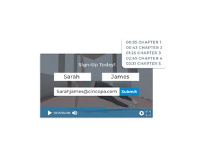 cincopa video player