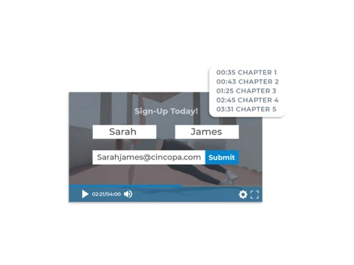 cincopa video player