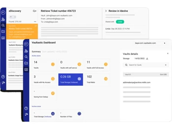 Mithi Vaultastic dashboard
