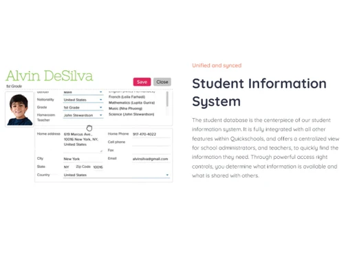 quickschool student information system