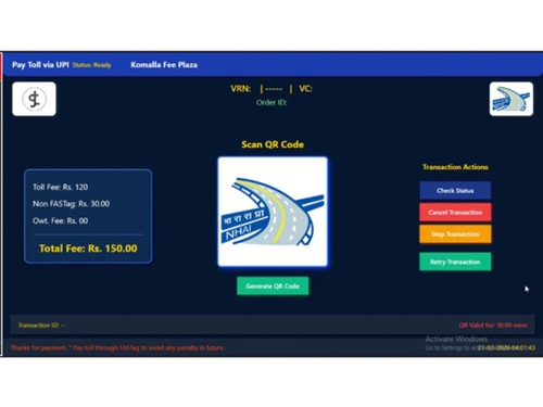 GreenTech TotalToll-PAY Toll via UPI