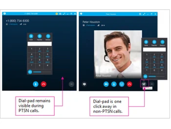 Quick access to call controls