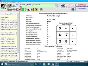 Numerology constants