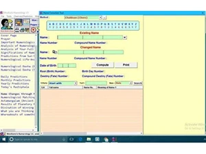 Numerology dashboard