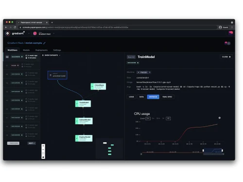 paperspace dashboard