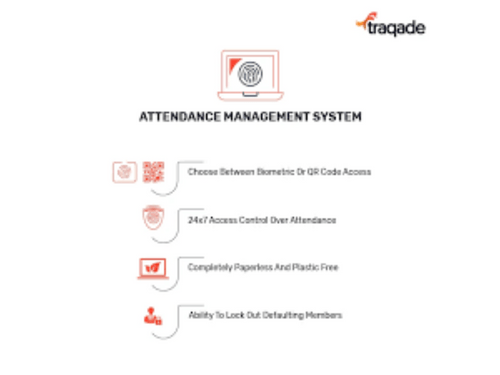 Traqade GYM & Club Management Software attendence managementsoftware