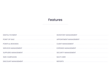 Purple Saloon features