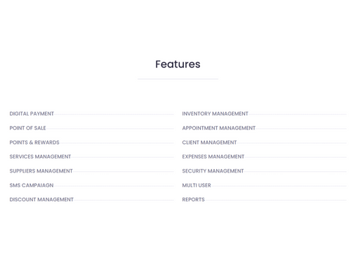 Purple Saloon features