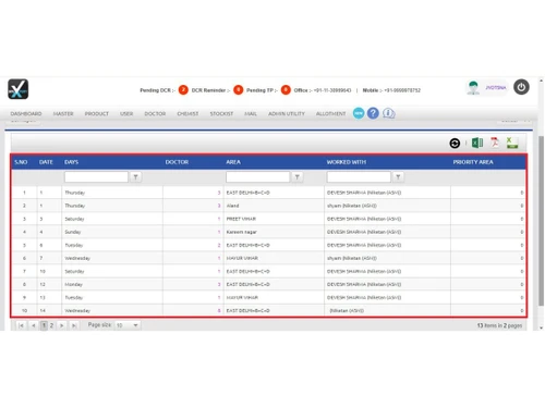 SFAXpert -Work Report