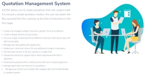 EZCRMquotation anagement