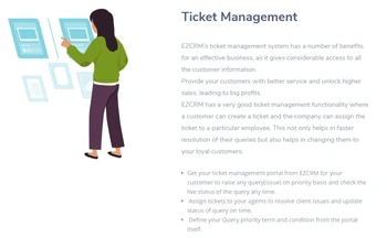 EZCRM ticket management