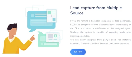 EZCRM lead capture