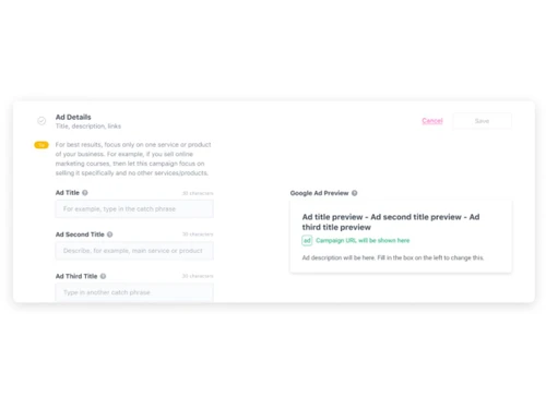 Instaon-ad preview