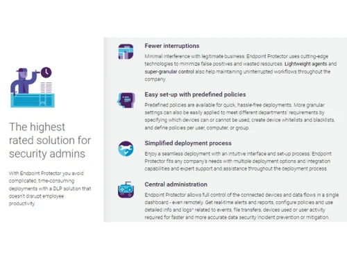 EndPoint Protector-Fewer Interruptions