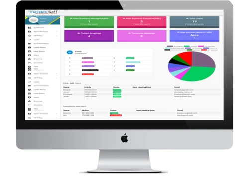Variable auto dialer dashboard