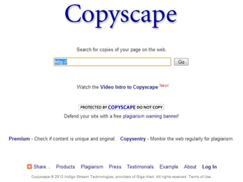 copyscape-login