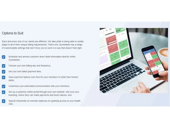 gymmaster options to suit