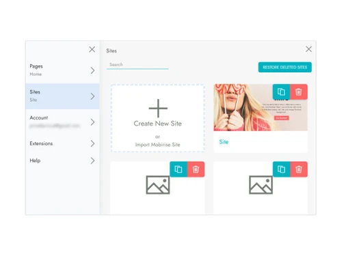 mobirise-create sites