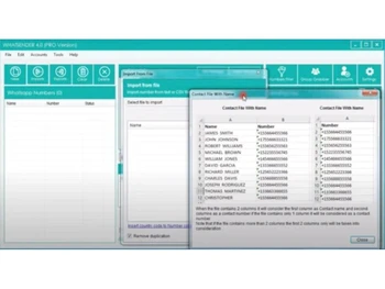 Meshink Whatsapp Marketing import