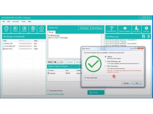 Meshink Whatsapp Marketing reports