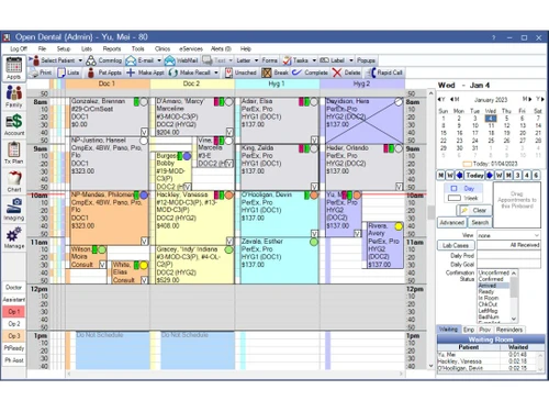 open dental software-admin