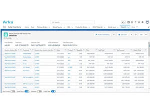 arka inventory invoice management