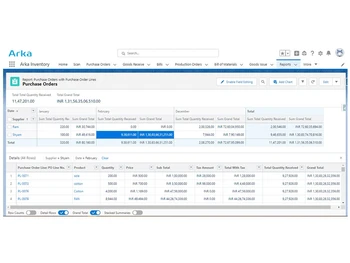 arka inventory purchase order