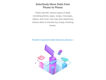 Selectively Move Data from Phone to Phone
