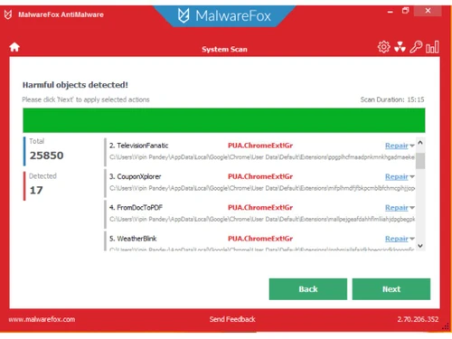 malwarefox anti-malware-detected
