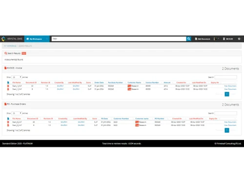 krystal dms global search