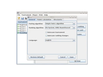 cde tournament scheduling