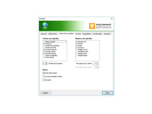 cde tournament software integration