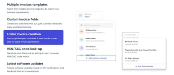 cleartax invoice creation