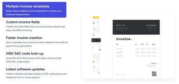 cleartax multiple invoices templates