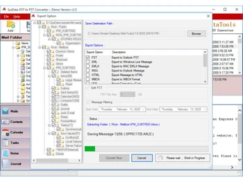 OST Converter-conversion process