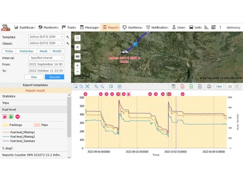 Technoton Vehicle Tracking dashboard