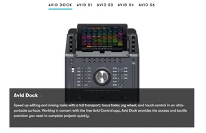 pro tools avid dock