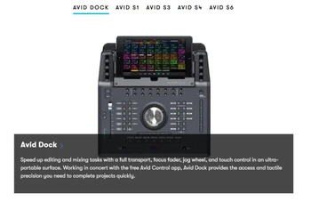 pro tools avid dock