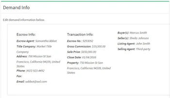 Brokersumo invoice