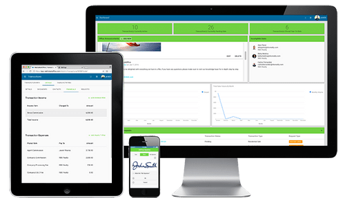 RealtyBackOffice dashboard