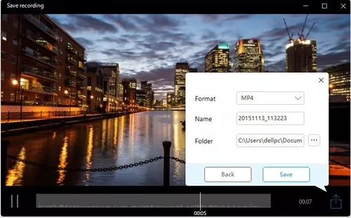 Apowersoft Free Online Screen Recording format support