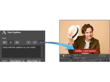 Debut Video Capture Add Captions