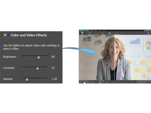 Debut Video Capture Color Adjustments